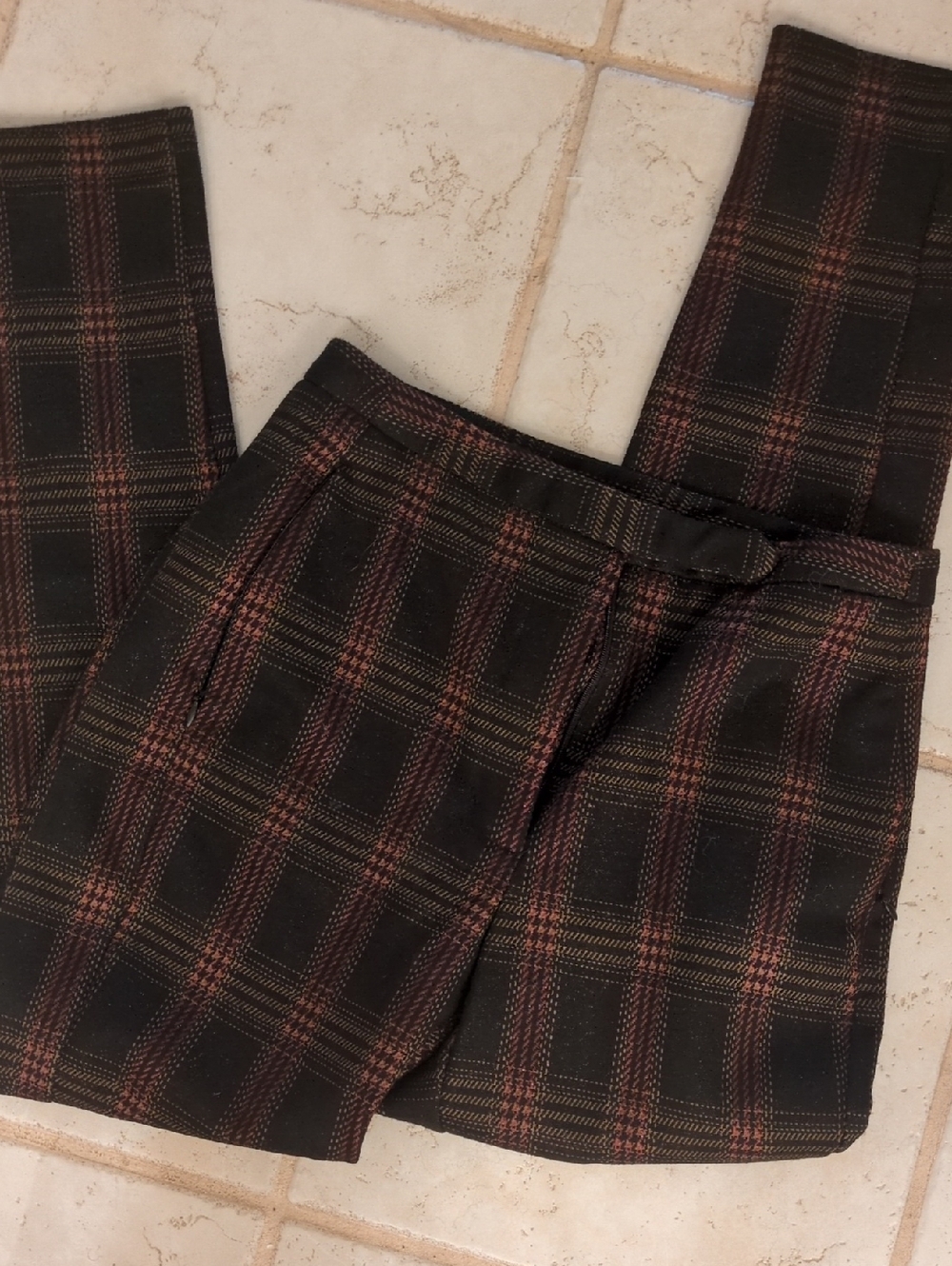 Worthington Plaid Trousers